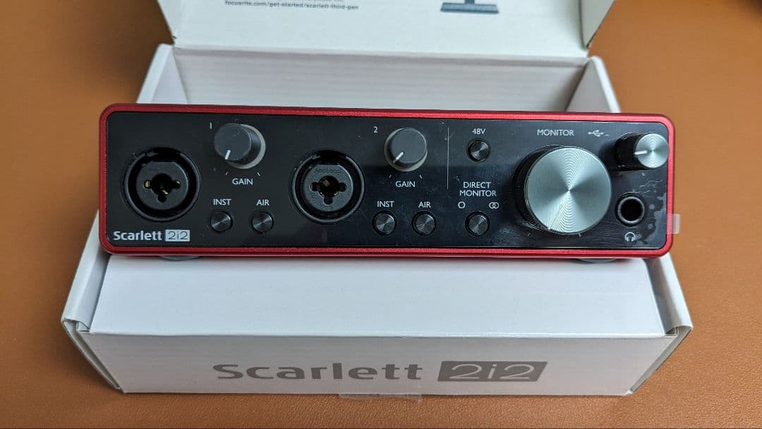 Focusrite Scarlett 2i2 オーディオインターフェースセット