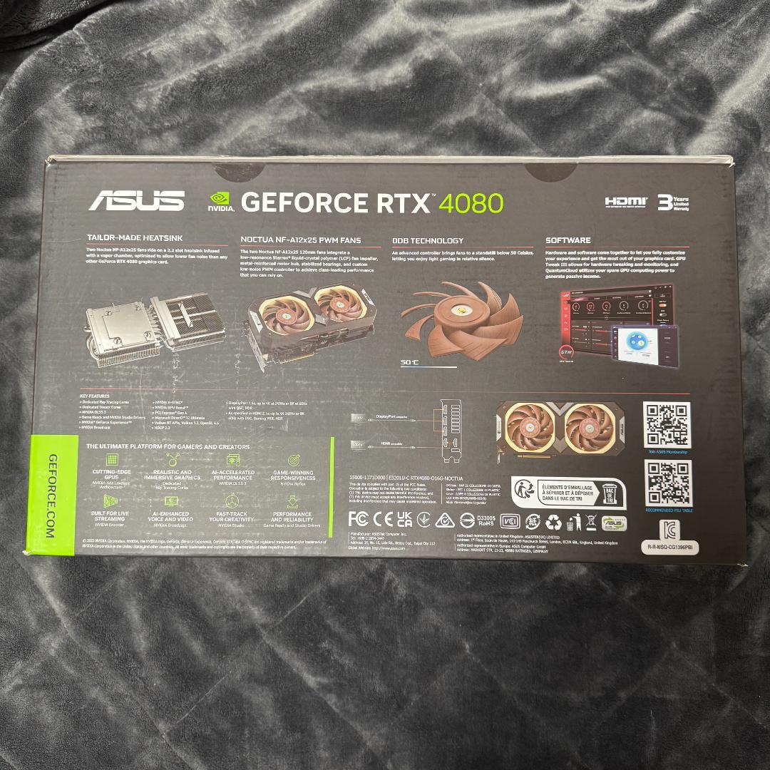 【美品】ASUS GeForce RTX 4080 16GB Noctua OC