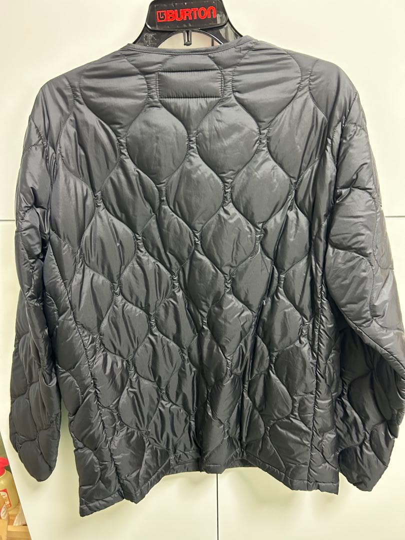 新品未使用　NANGA ブラック キルトダウンジャケット　Lサイズ