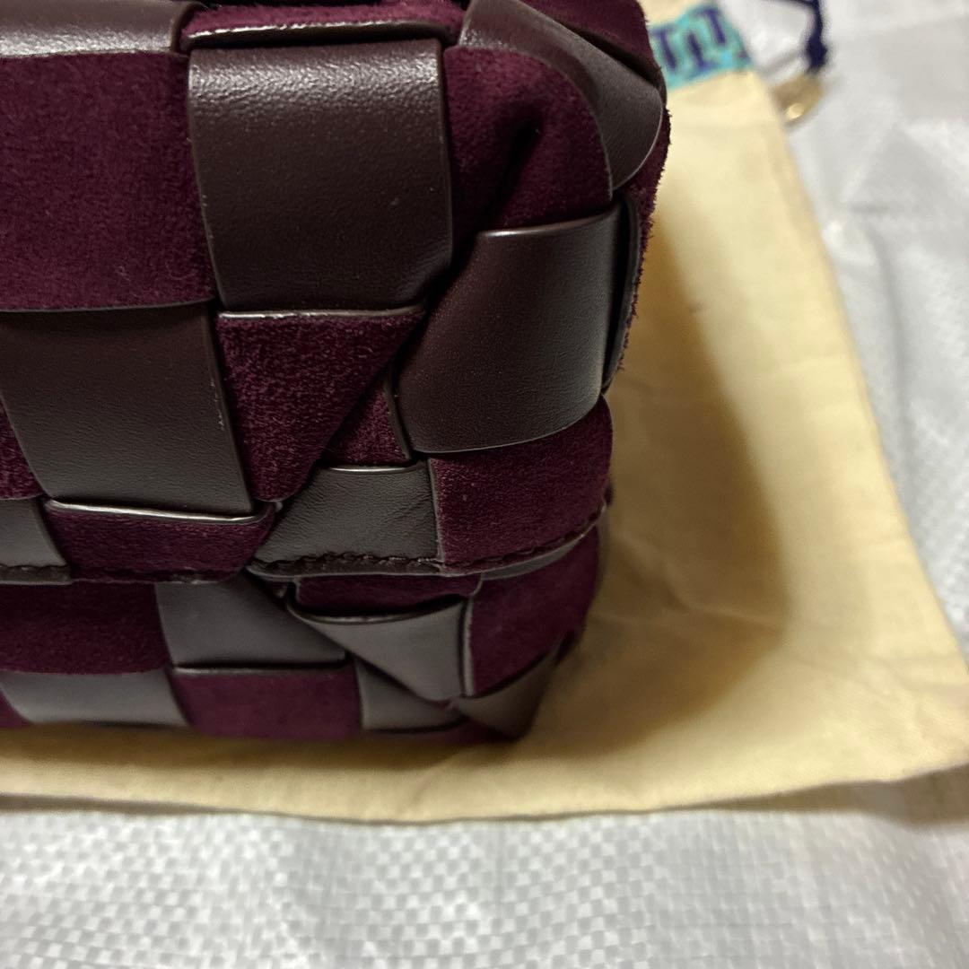 Tory Burch マックグローレザー 2way ブラウンボルドーハンドバッグ