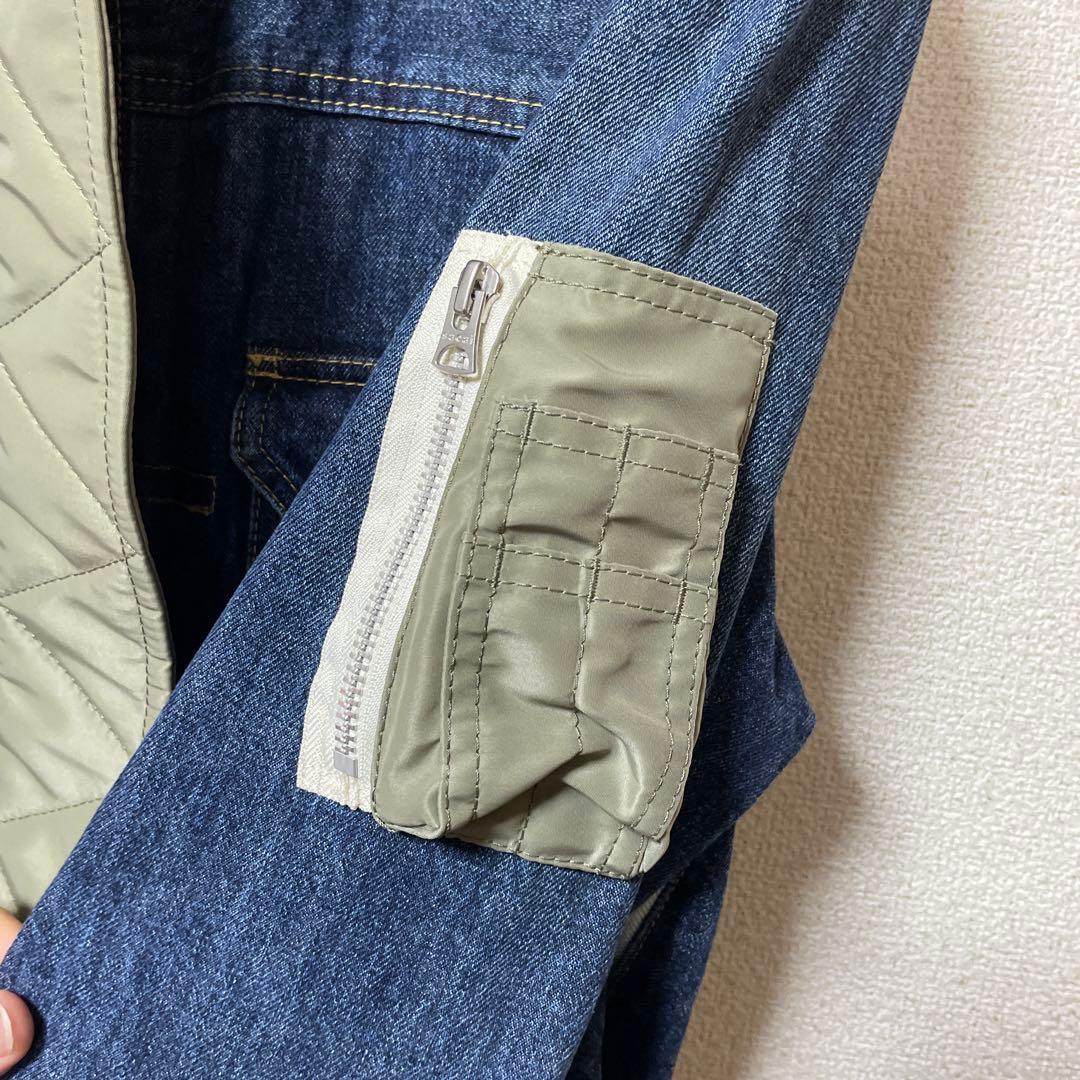 sacai Denim × Nylon Twill Jacket サイズ1