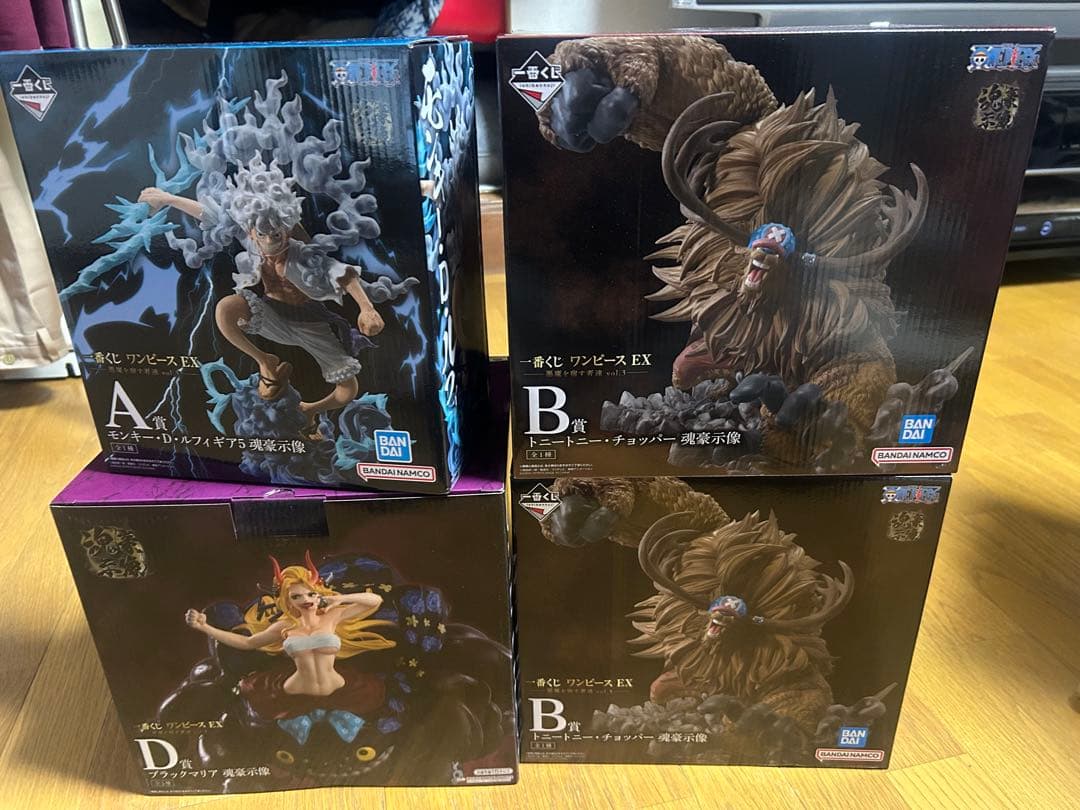 一番くじ ワンピースEX 悪魔を宿す者達vol3 A賞1個　B賞2個　D賞1個