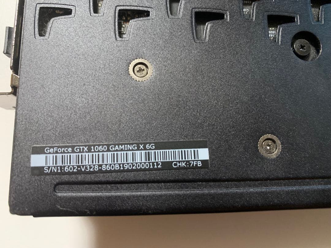 グラフィックボード・グラボ・ビデオカード GeForce GTX 1060 GAMING X 6G MSI