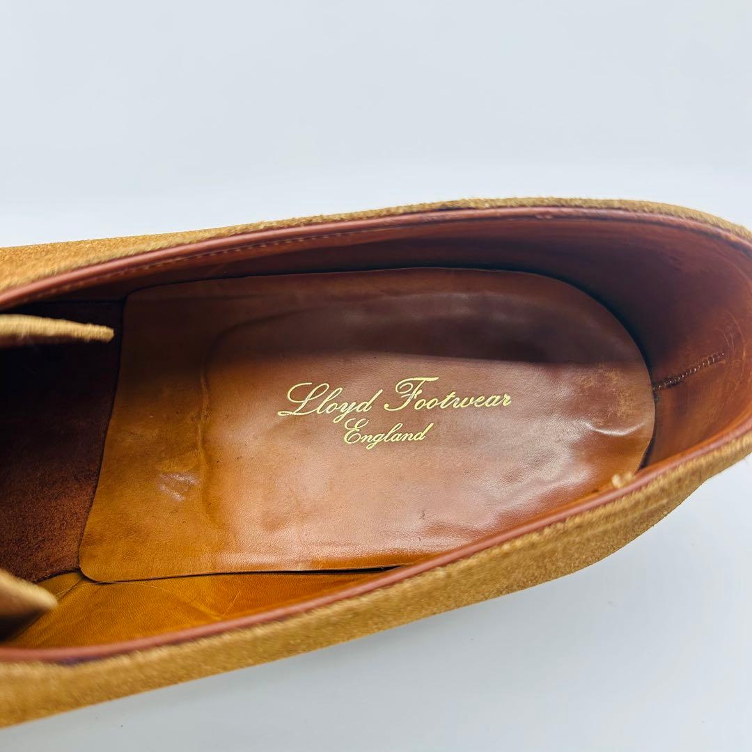 CROCKET&JONES プレーントゥ UK8 ブラウン 外羽根 スエード