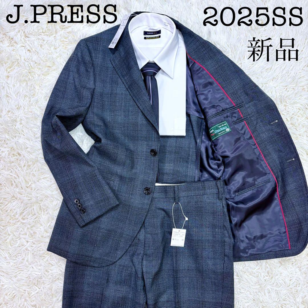 2025年春夏新作 新品 J.PRESS スーツセットアップ 背抜きサマーウール