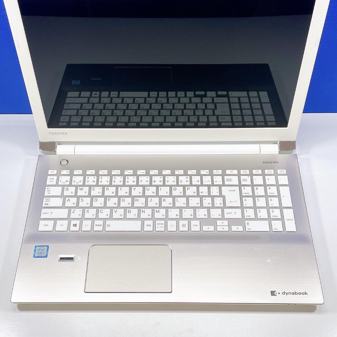 Corei7＆バッテリー良好✨ブルーレイ✨ゴールドWin11ノートパソコンカメラ