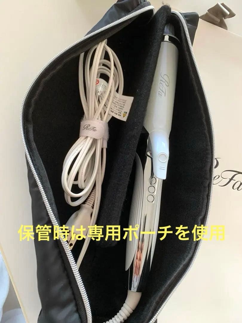 リファ ReFa カールヘアアイロン ホワイト 38mm RE-AV-02A