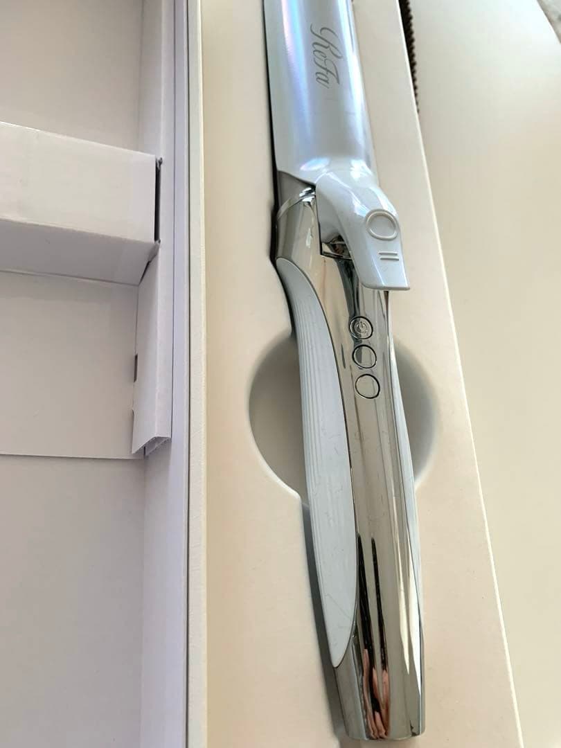 リファ ReFa カールヘアアイロン ホワイト 38mm RE-AV-02A