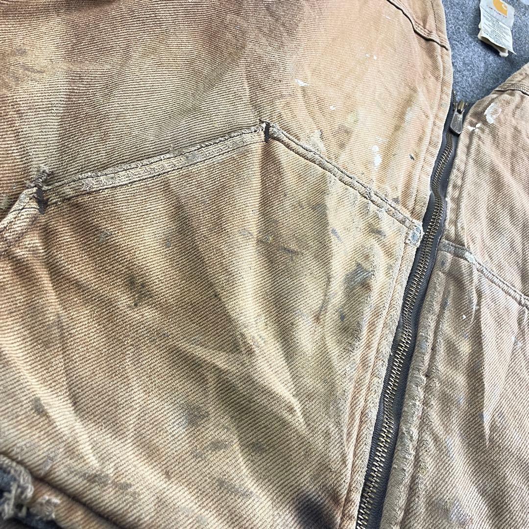 USA製✨00s carhartt【L】ダックベスト/ヴィンテージ フェード