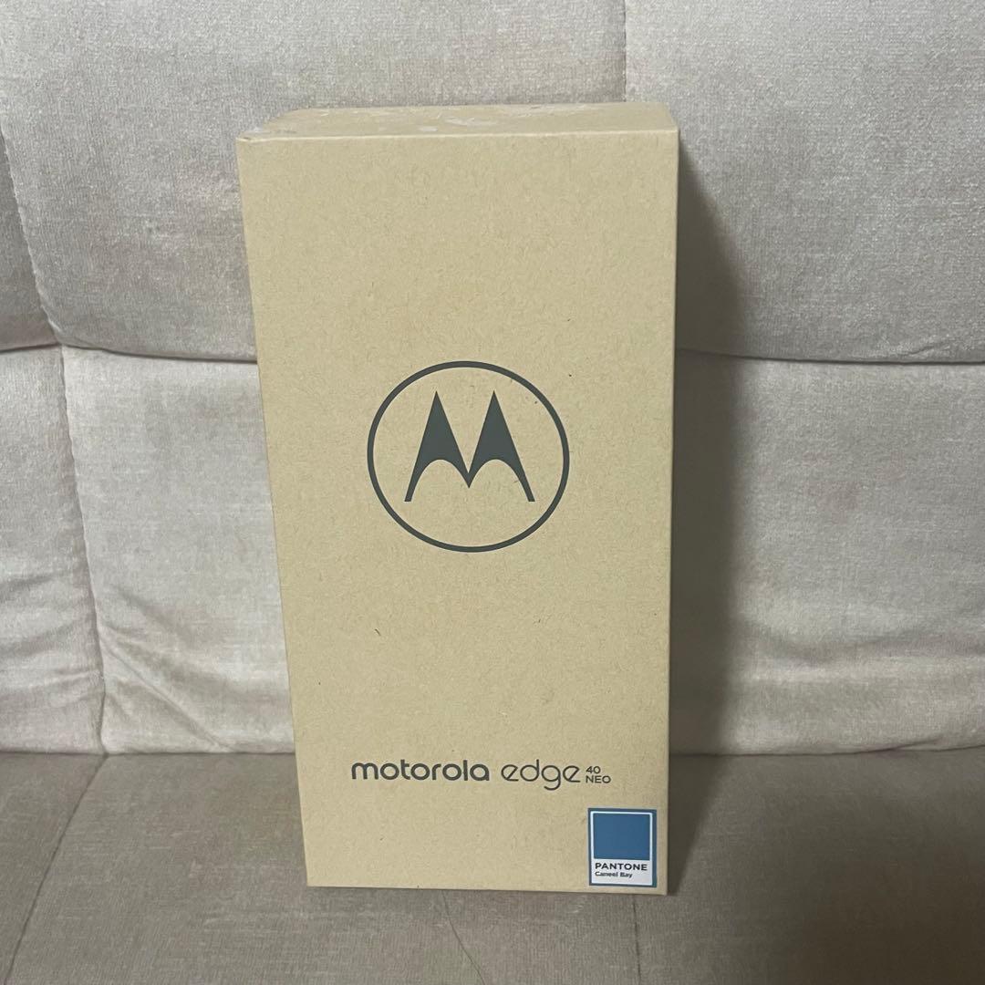 新品未開封　motorola edge 40 neo 256GB ブルー