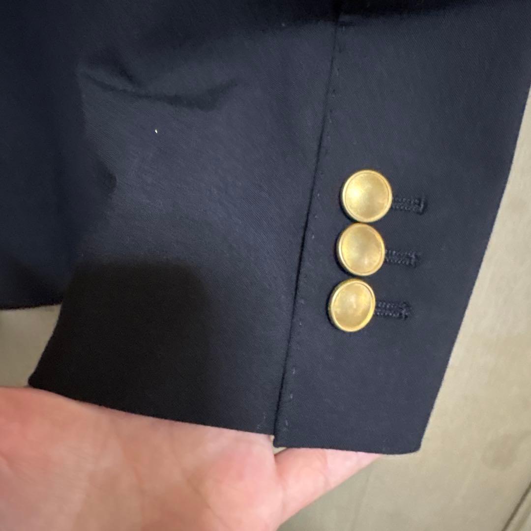 ecomamaスピックアンドスパンプレーンウィーブダブルブレストジャケット