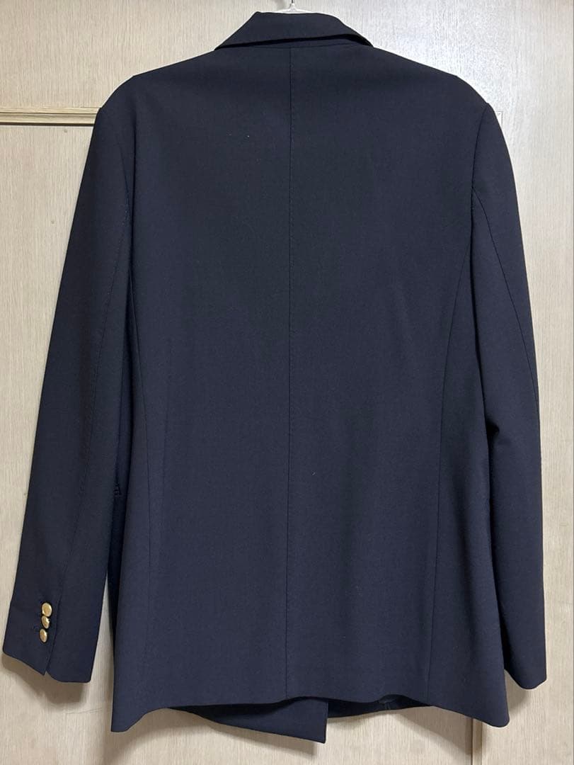 ecomamaスピックアンドスパンプレーンウィーブダブルブレストジャケット