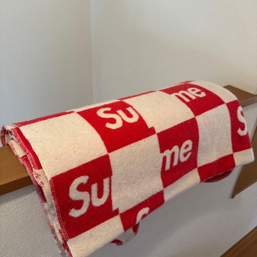 Supreme チェッカーパターン ブランケット
