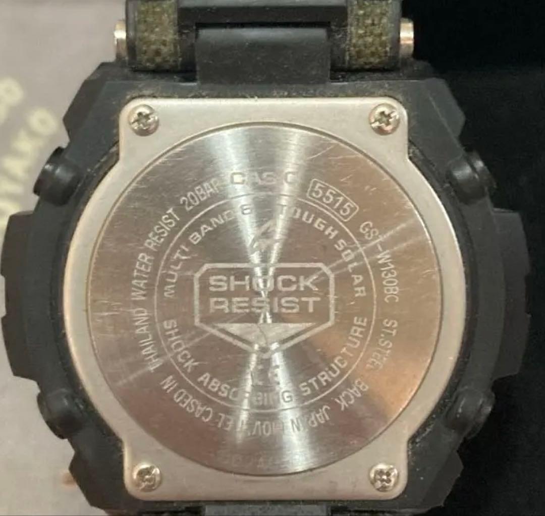 CASIO G-SHOCK GST-W130BC-1A3JF ブラック/グリーン