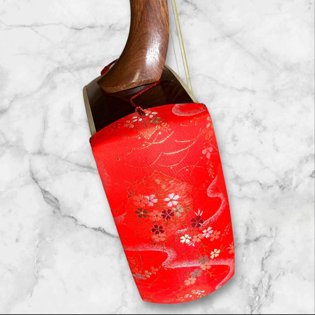 三味線　伝統楽器　撥　ハードケース付き