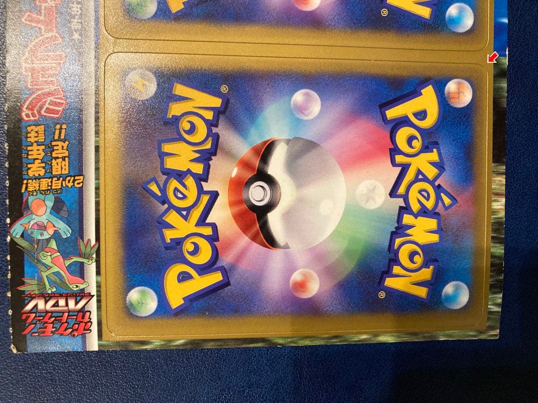 ジュプトル、ヌマクロー　コロコロコミック付録　未剥がし