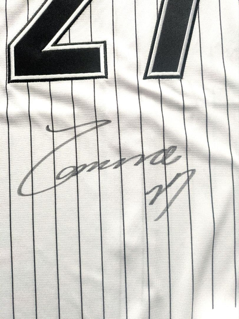 千葉ロッテマリーンズ　レプリカユニホーム　Оサイズ　刺繍仕様　ホーム用