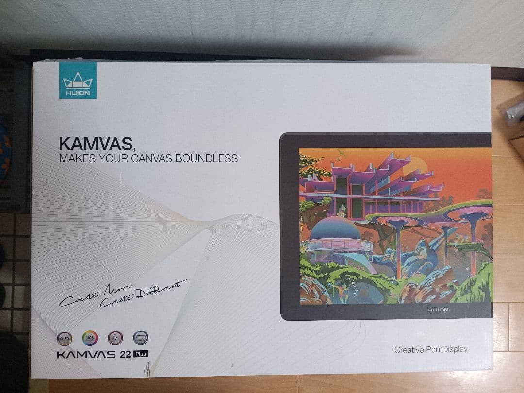HUION KAMVAS 22 Plus 液タブ