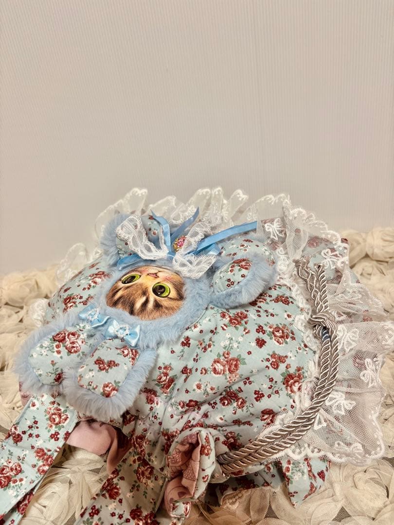 コヤンイサムチョン　ドレスフリルのサンダーちゃん、ふあふあ巾着バッグ