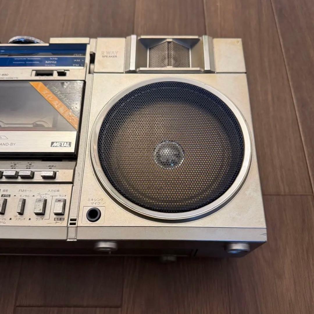 SHARP GF-490 Searcher-W 大型ラジカセ 動作未確認