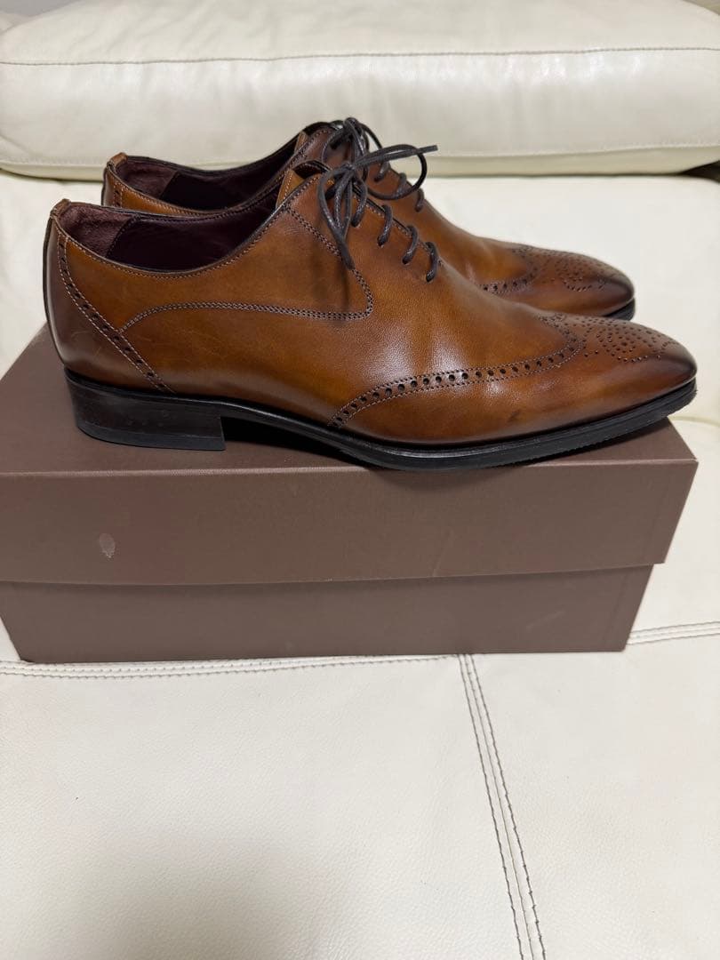 バーニーズニューヨーク レザーシューズ 26.0cm