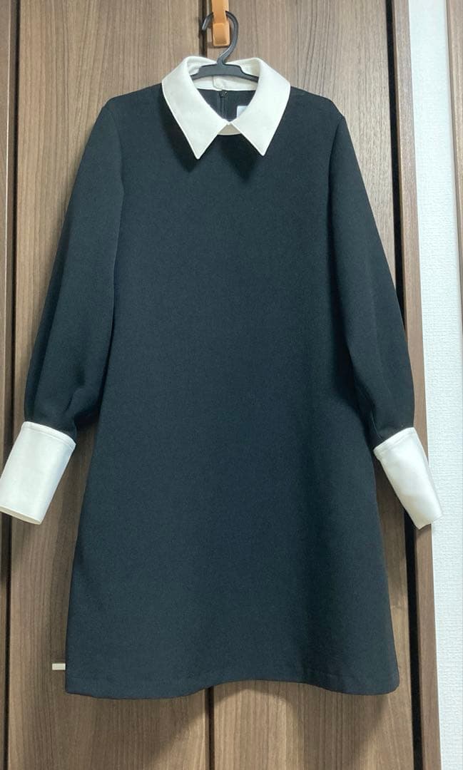 foufou フーフー バイカラー ミニドレス　ワンピース