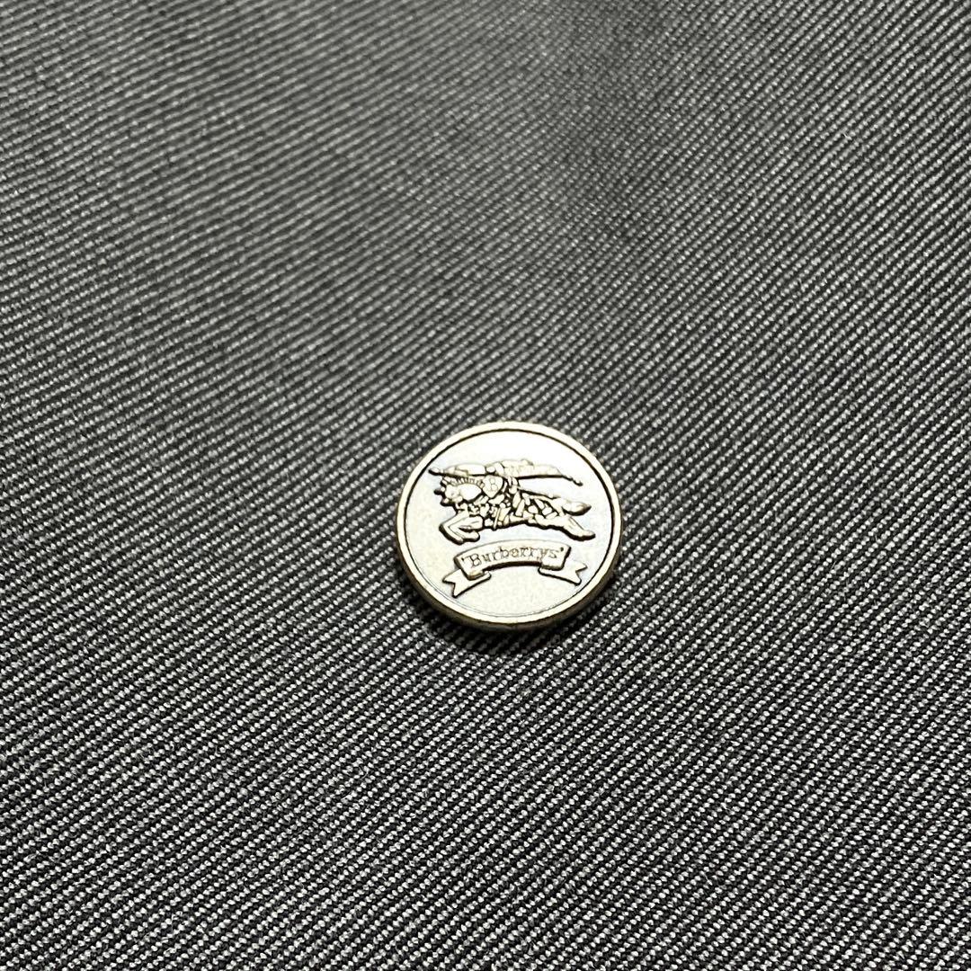 バーバリー 銀ボタン タスマニアウール ダブル セットアップ スーツ A5