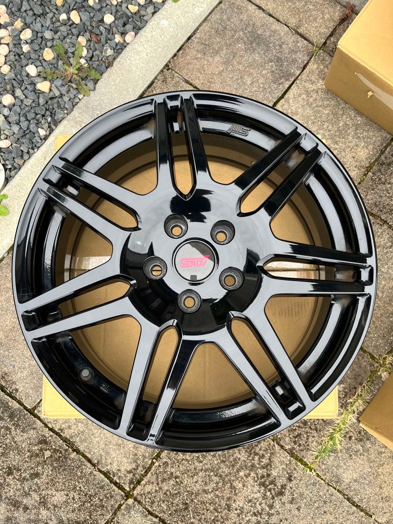 SUBARU STI アルミホイール BK 18 7J 48 (SL型・SK型)