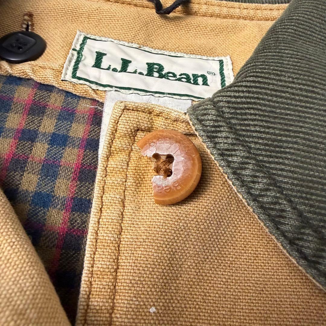 80s L.L.Bean キルティングライナー ダック地 ハンティングジャケット