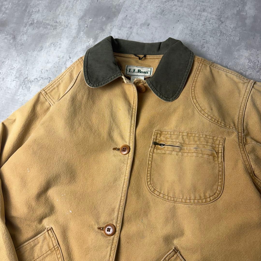 80s L.L.Bean キルティングライナー ダック地 ハンティングジャケット
