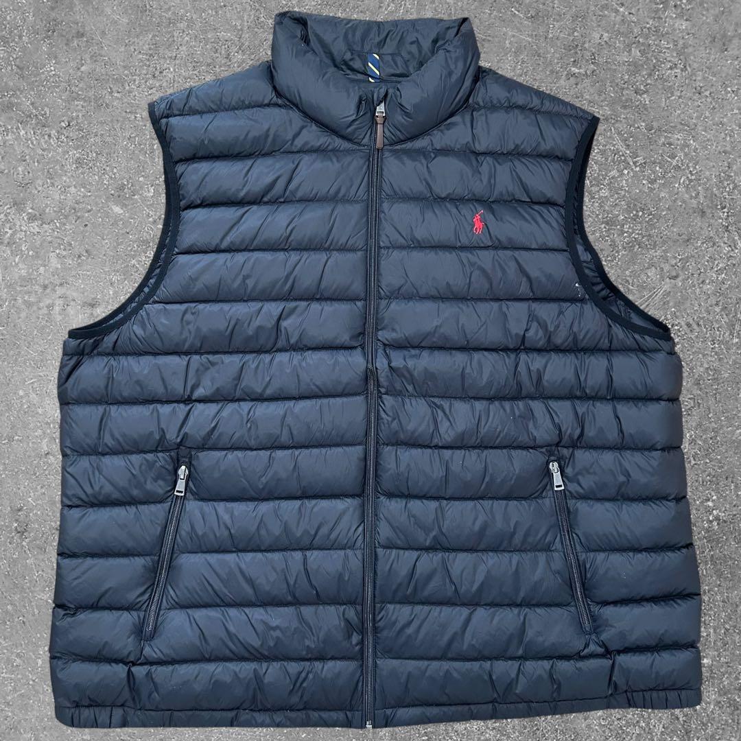 『POLO RALPH LAUREN』ラルフローレン　ダウンベスト　ポニーロゴ