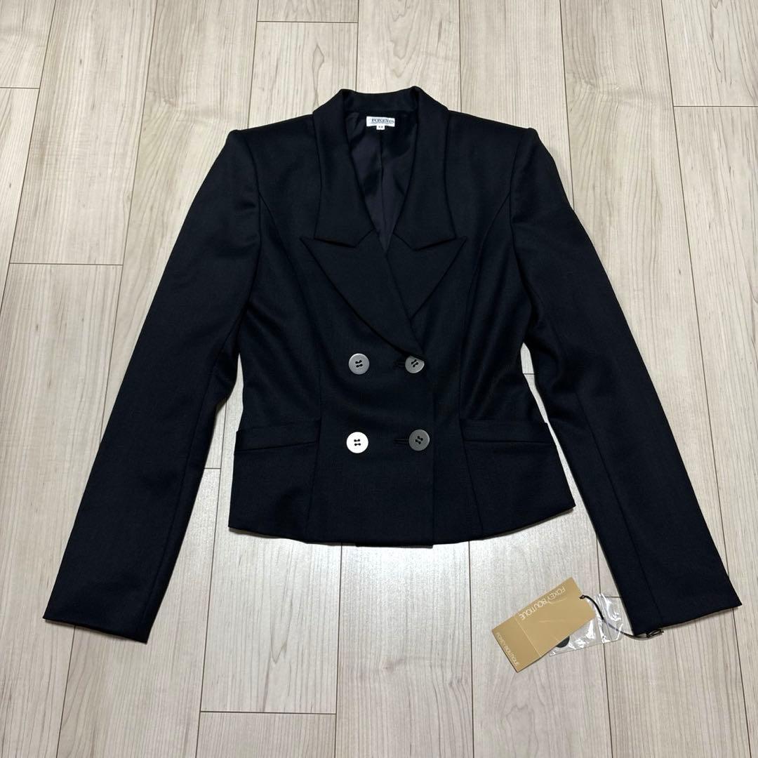 《新品》フォクシー テーラードジャケット　ダブルブレスト ウール42 定価12万