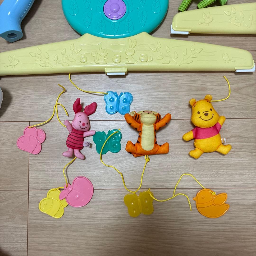 桃*子様 【美品】電池付き ベビージム プーメリー 6WAYジムにへんしんメリー