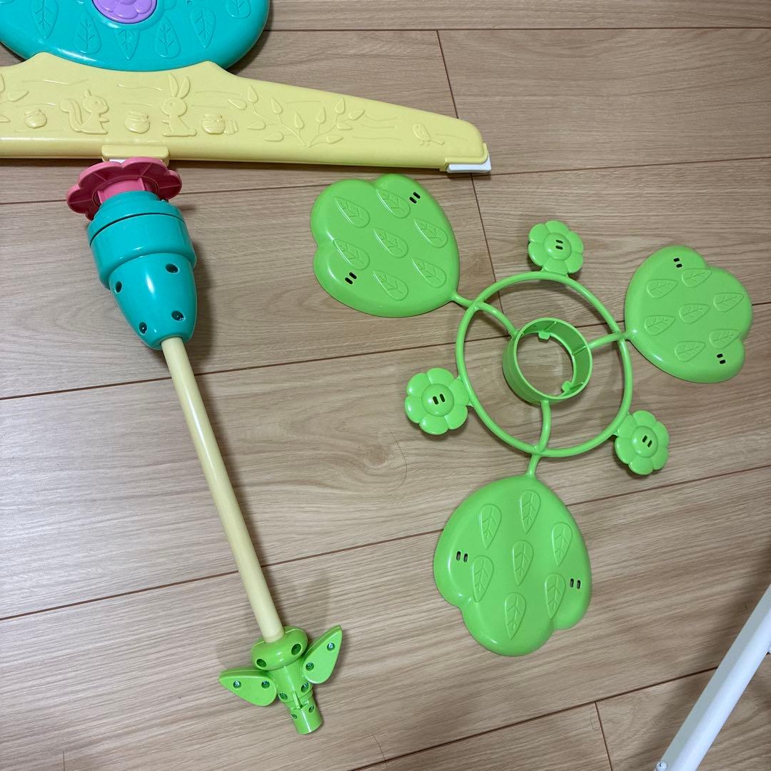 桃*子様 【美品】電池付き ベビージム プーメリー 6WAYジムにへんしんメリー