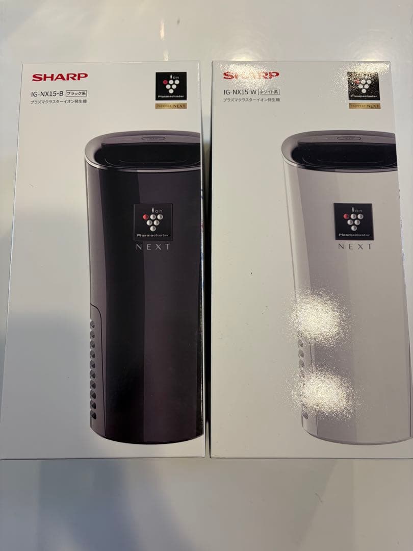 未使用SHARP IG-NX15-B プラズマクラスター　2色