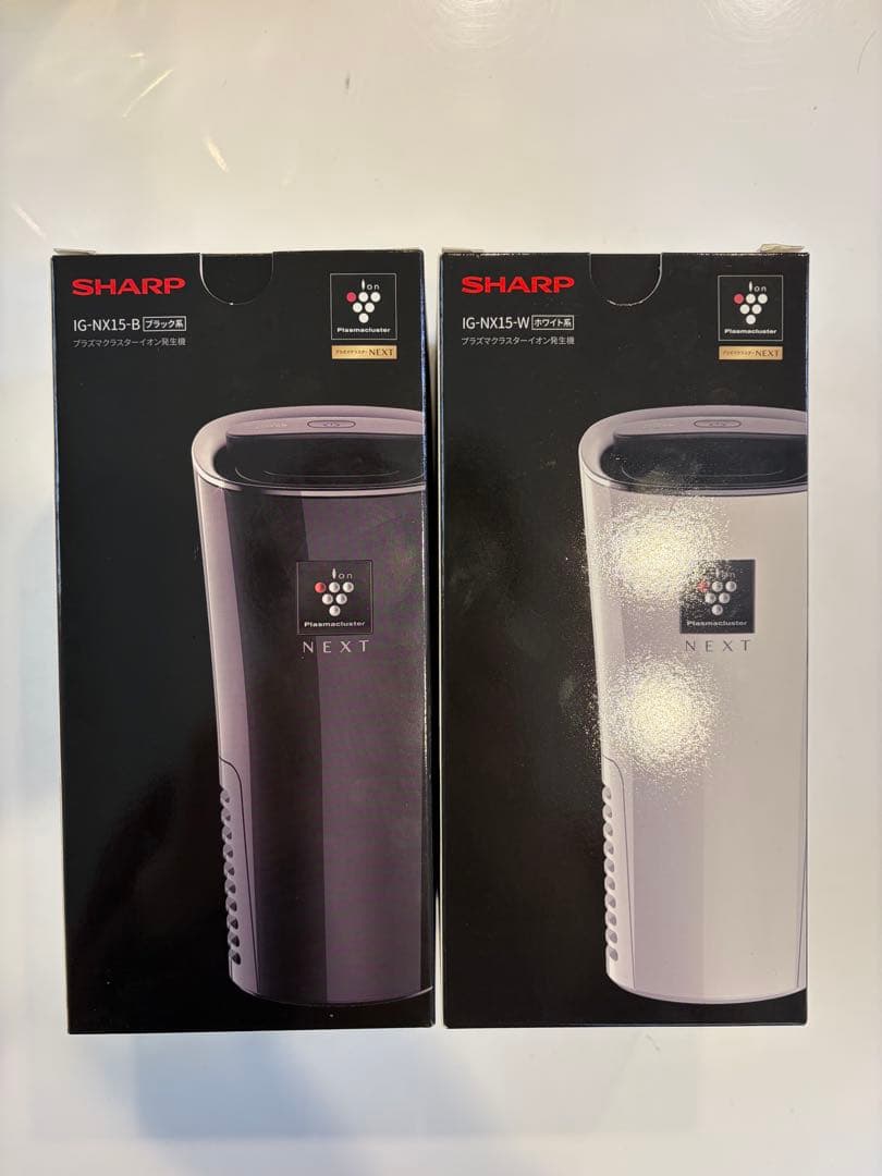 未使用SHARP IG-NX15-B プラズマクラスター　2色