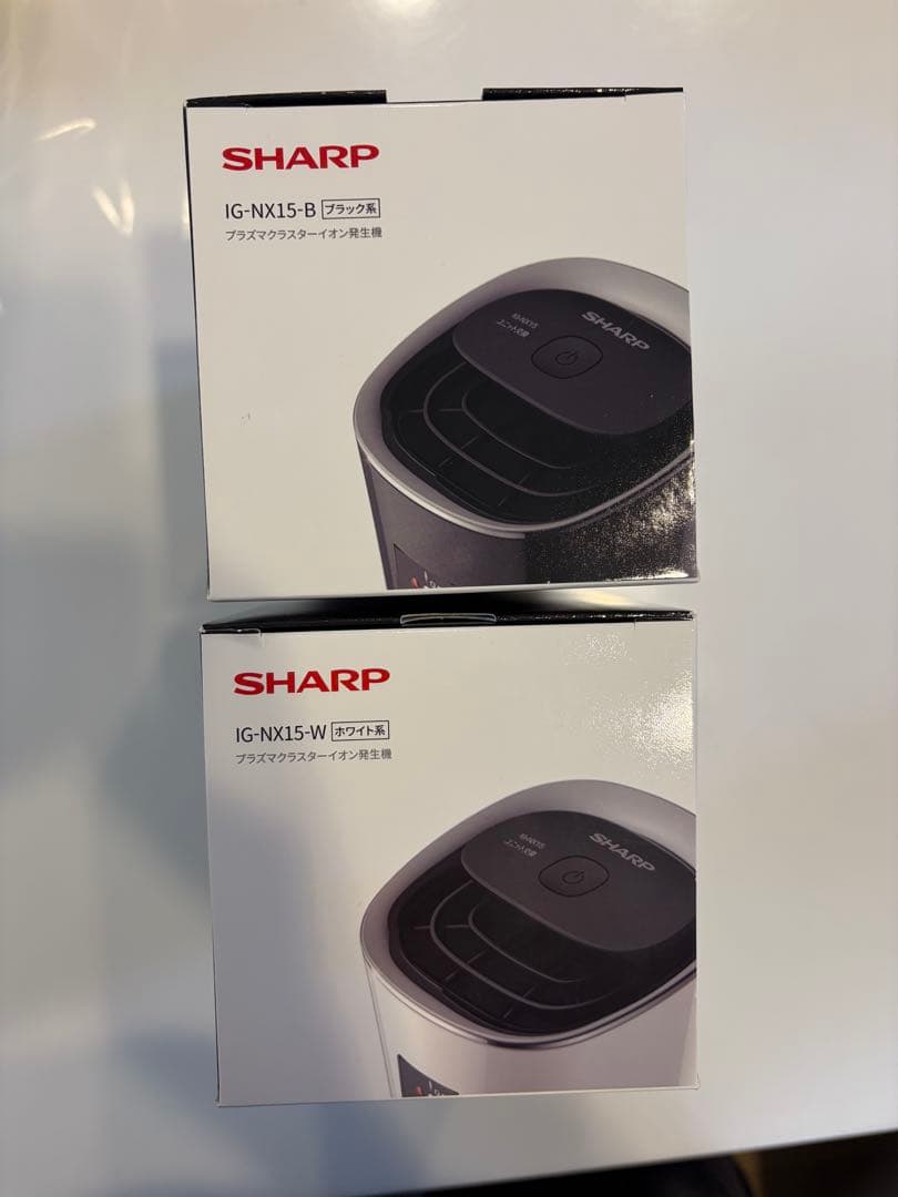 未使用SHARP IG-NX15-B プラズマクラスター　2色