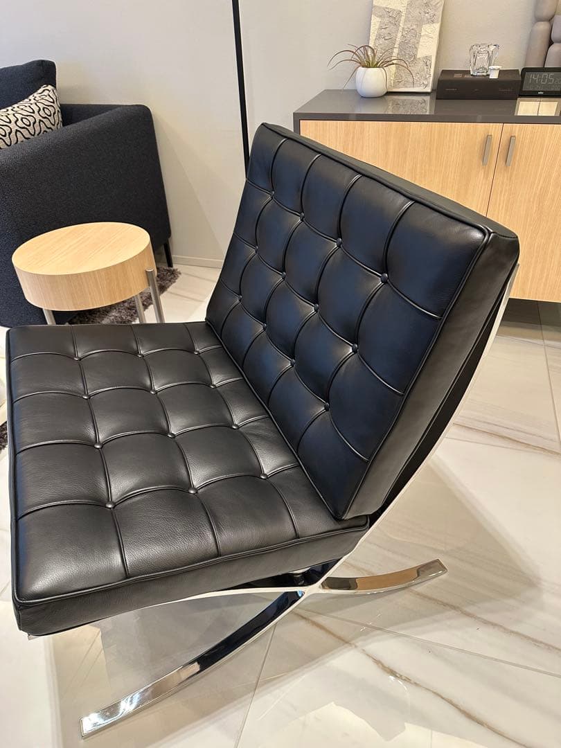 Raw 　バルセロナチェア　高級本革リプロダクト　新品未使用