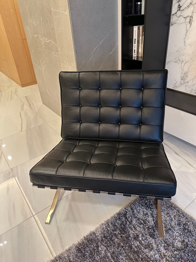 Raw 　バルセロナチェア　高級本革リプロダクト　新品未使用