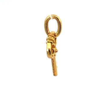 n*中様 Tiffany&Co. キー モチーフ 750 K18ダイヤペンダント