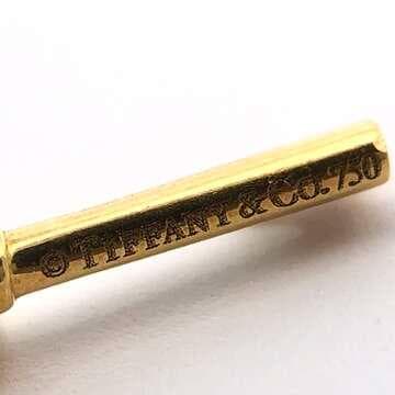 n*中様 Tiffany&Co. キー モチーフ 750 K18ダイヤペンダント