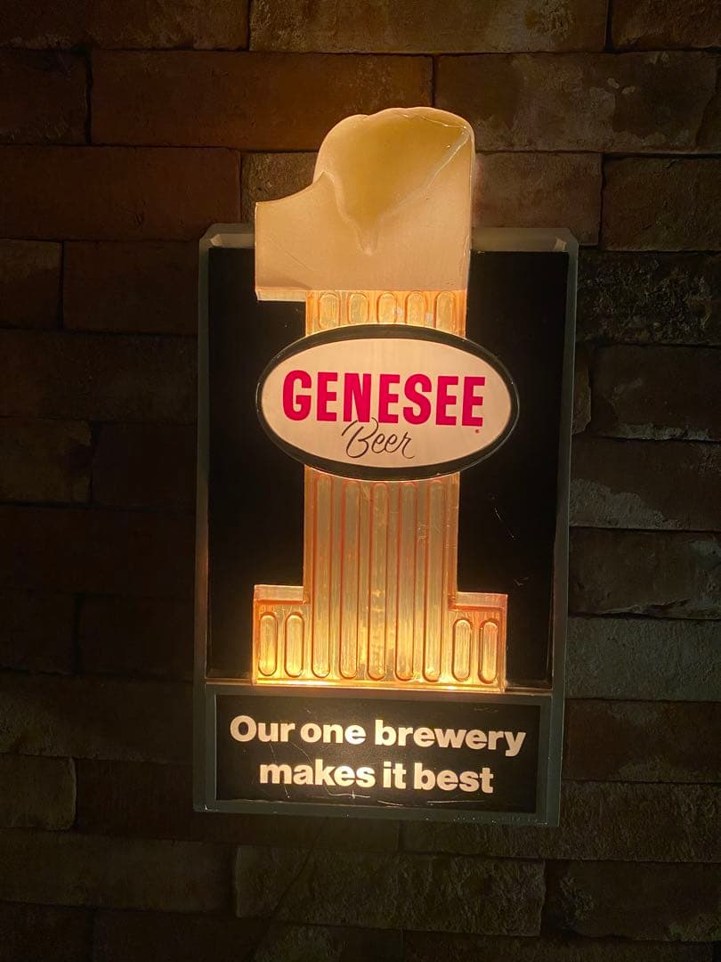 GENESEE Beer ライトサインBAR ビールサイン pabst