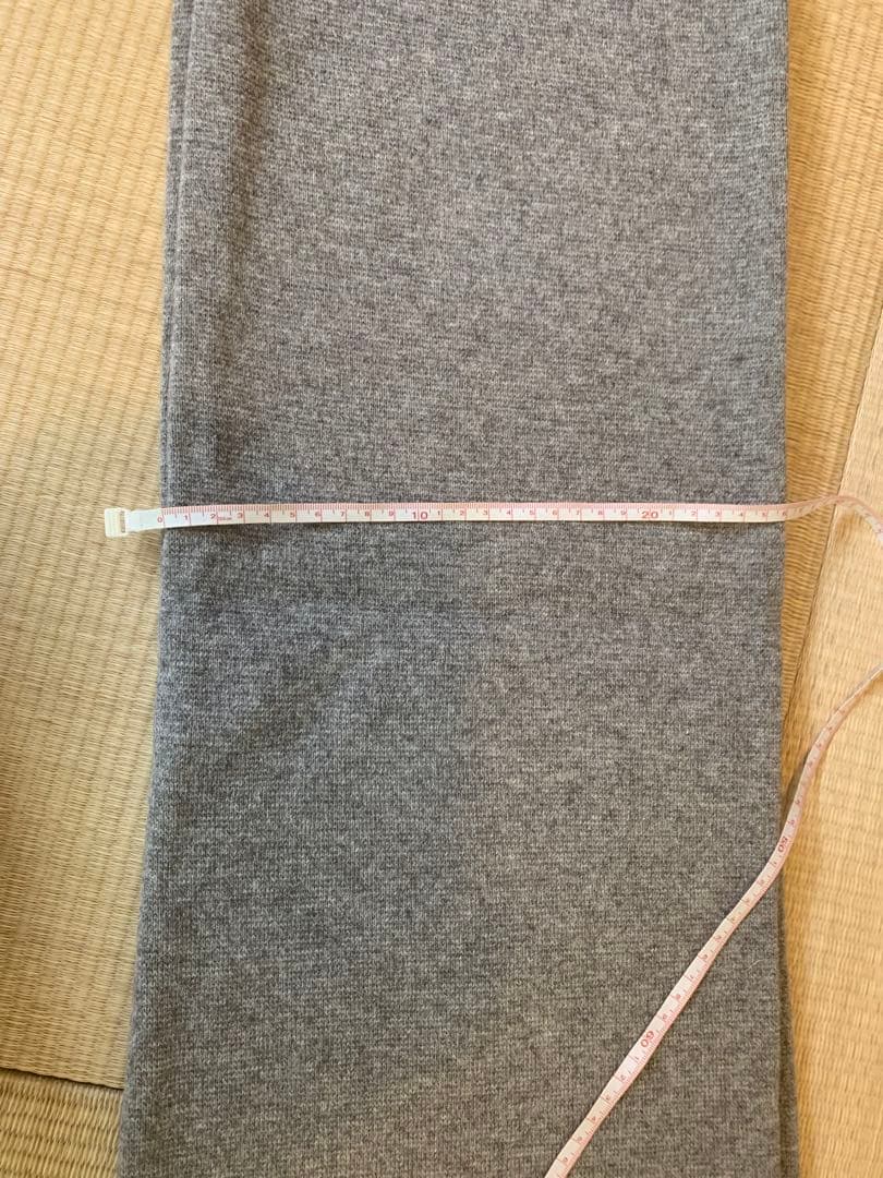 モンゴル産 YAK WOOL 100極厚手 ニットパンツ M 高密度ヤクウール