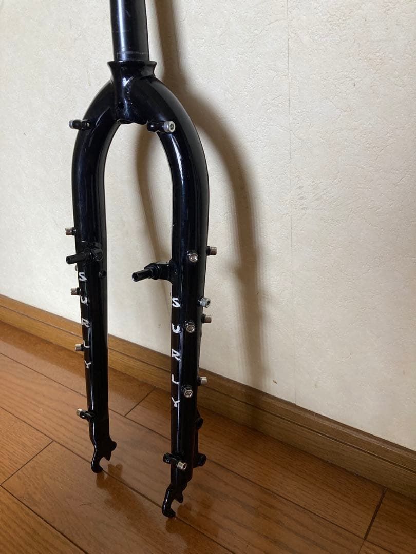 surly troll フロントフォーク ブルーラグ サーリー クロモリ サルサ