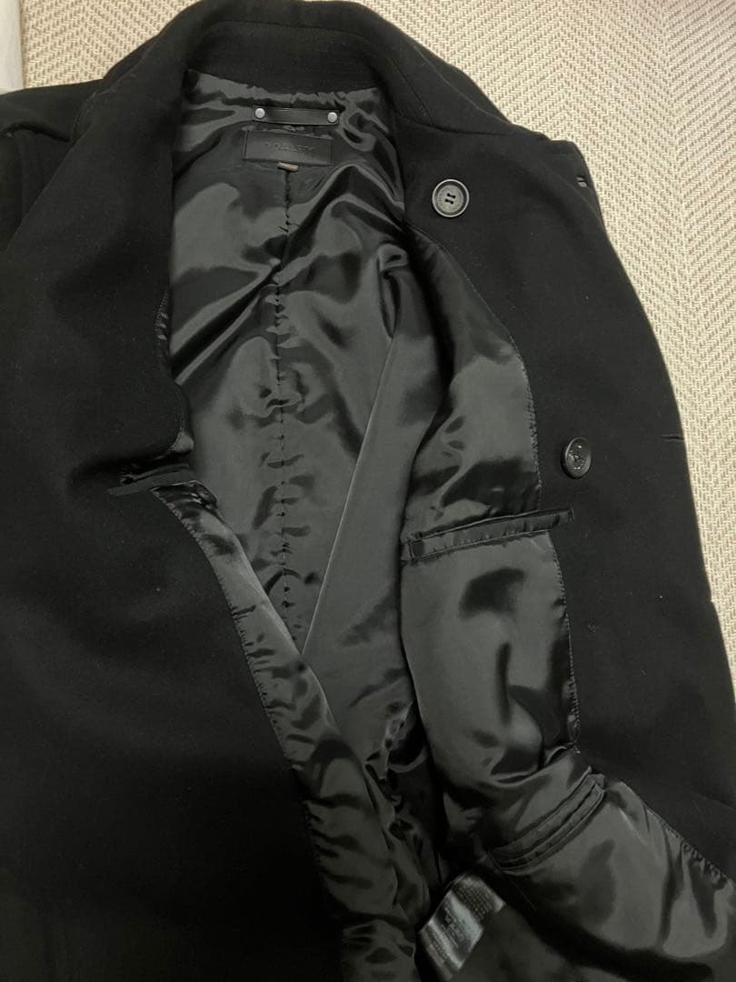 値下げコーチ黒　Pコート