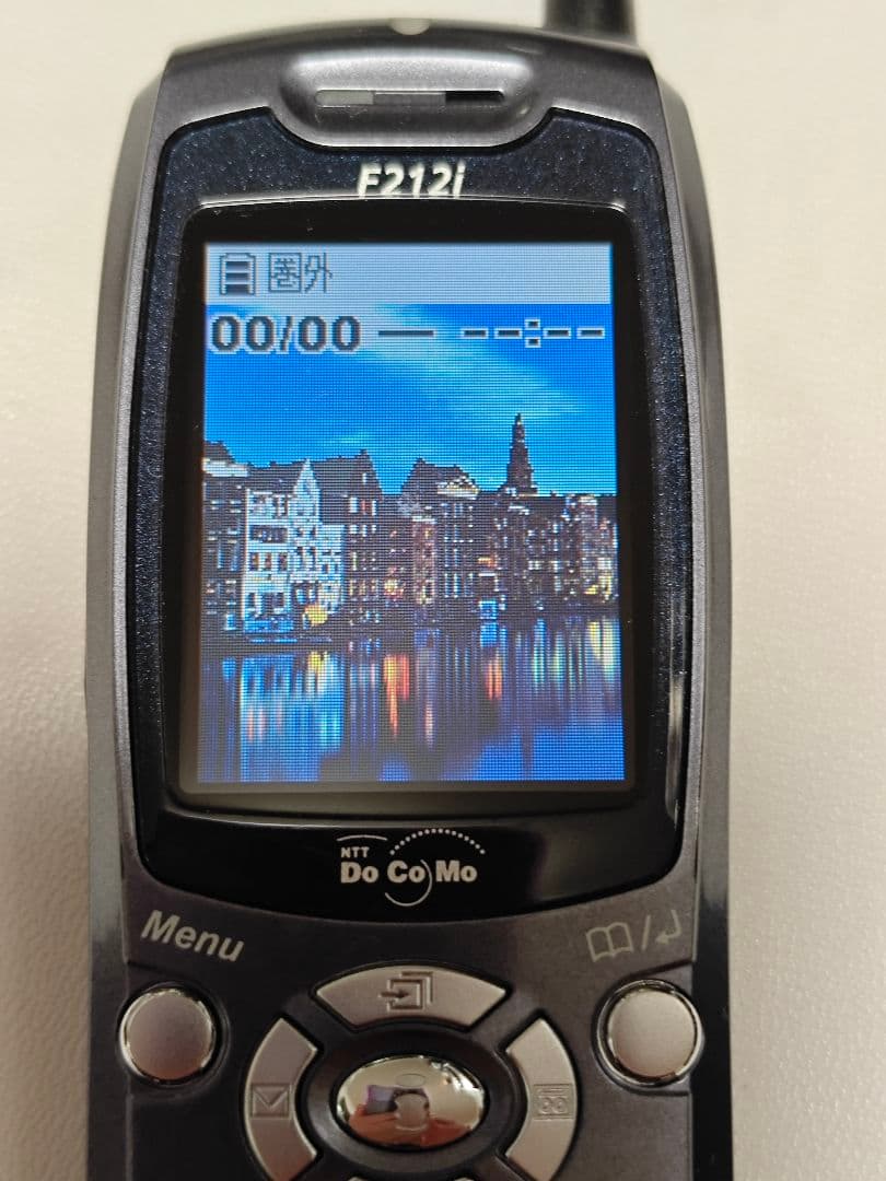 docomo ドコモ mova ムーバ F212i ガンメタ 極美品