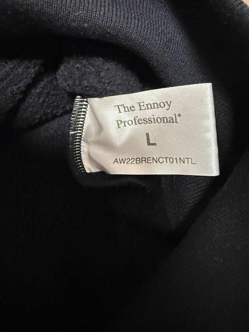 The Ennoy Professional ブラック スウェット