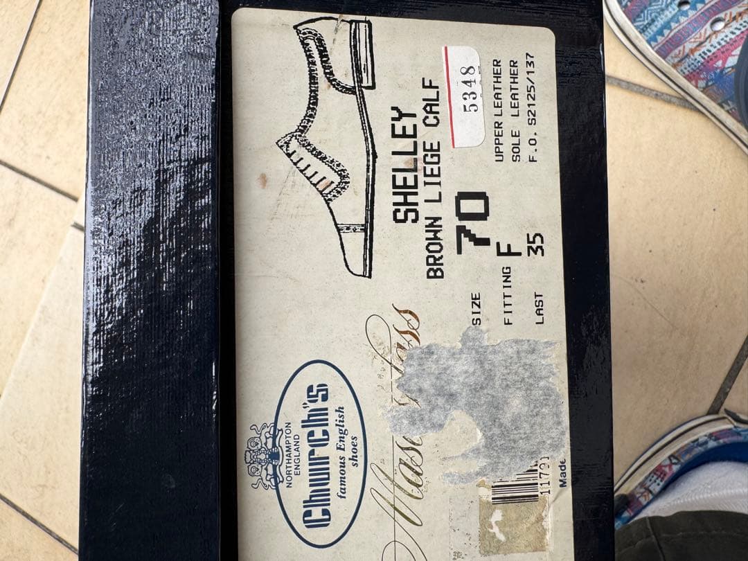 未使用 Church's チャーチ　マスタークラス　ブラウン サブスタンダード