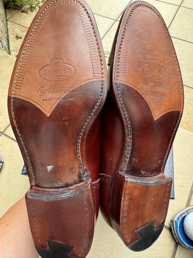 未使用 Church's チャーチ　マスタークラス　ブラウン サブスタンダード