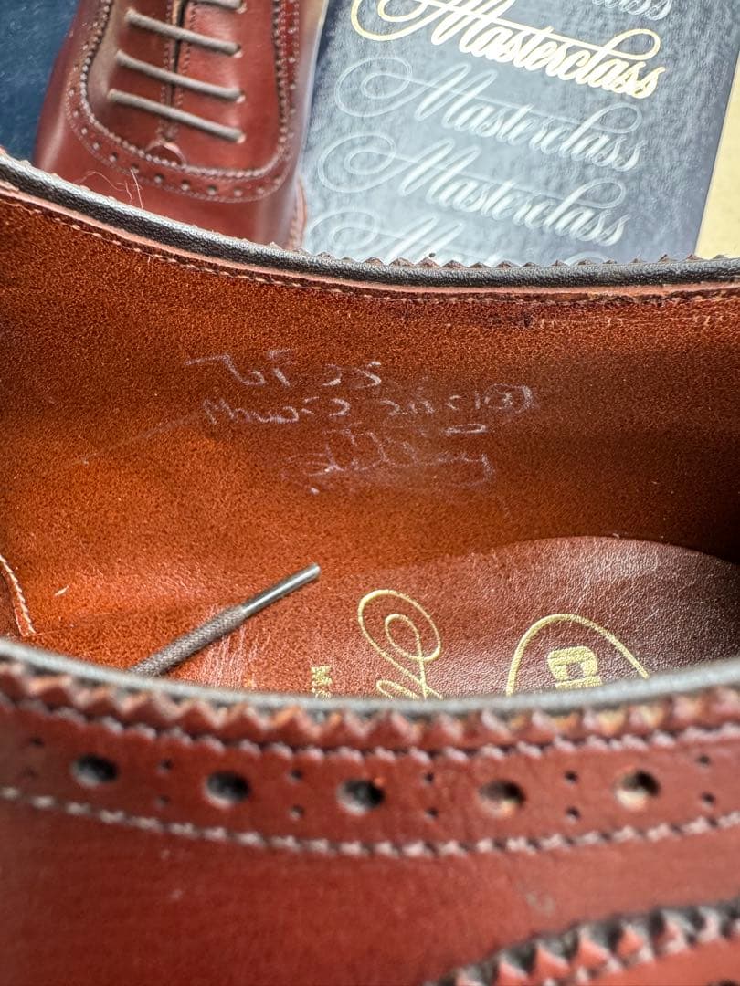 未使用 Church's チャーチ　マスタークラス　ブラウン サブスタンダード